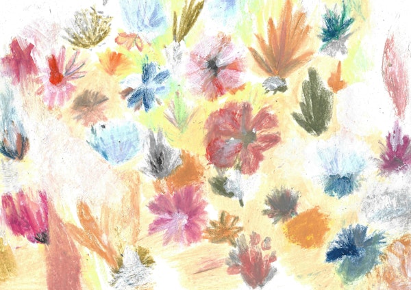 Colorful Blooming Canvas