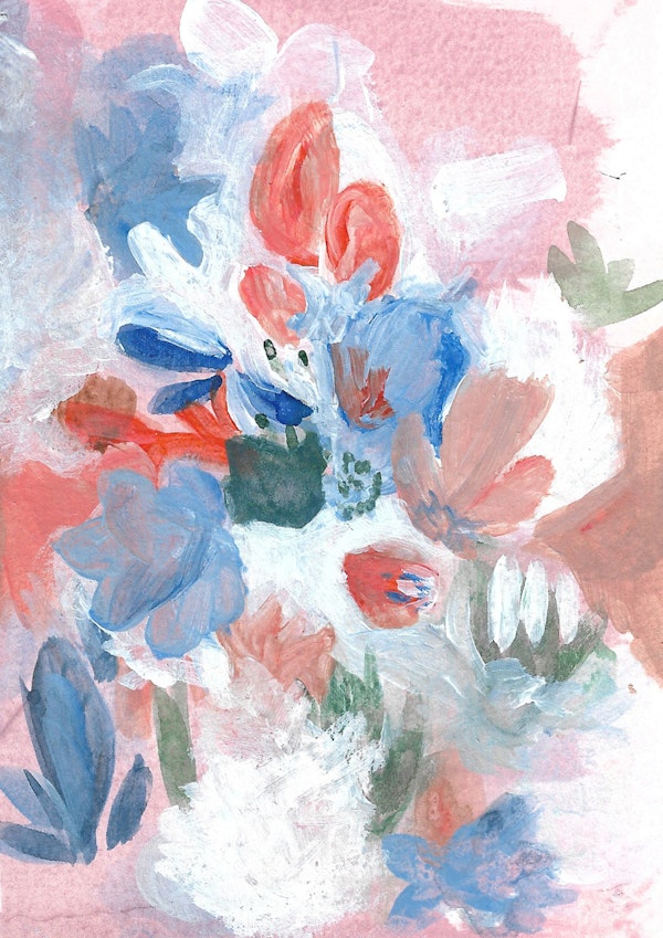 Pastel Garden Blooms