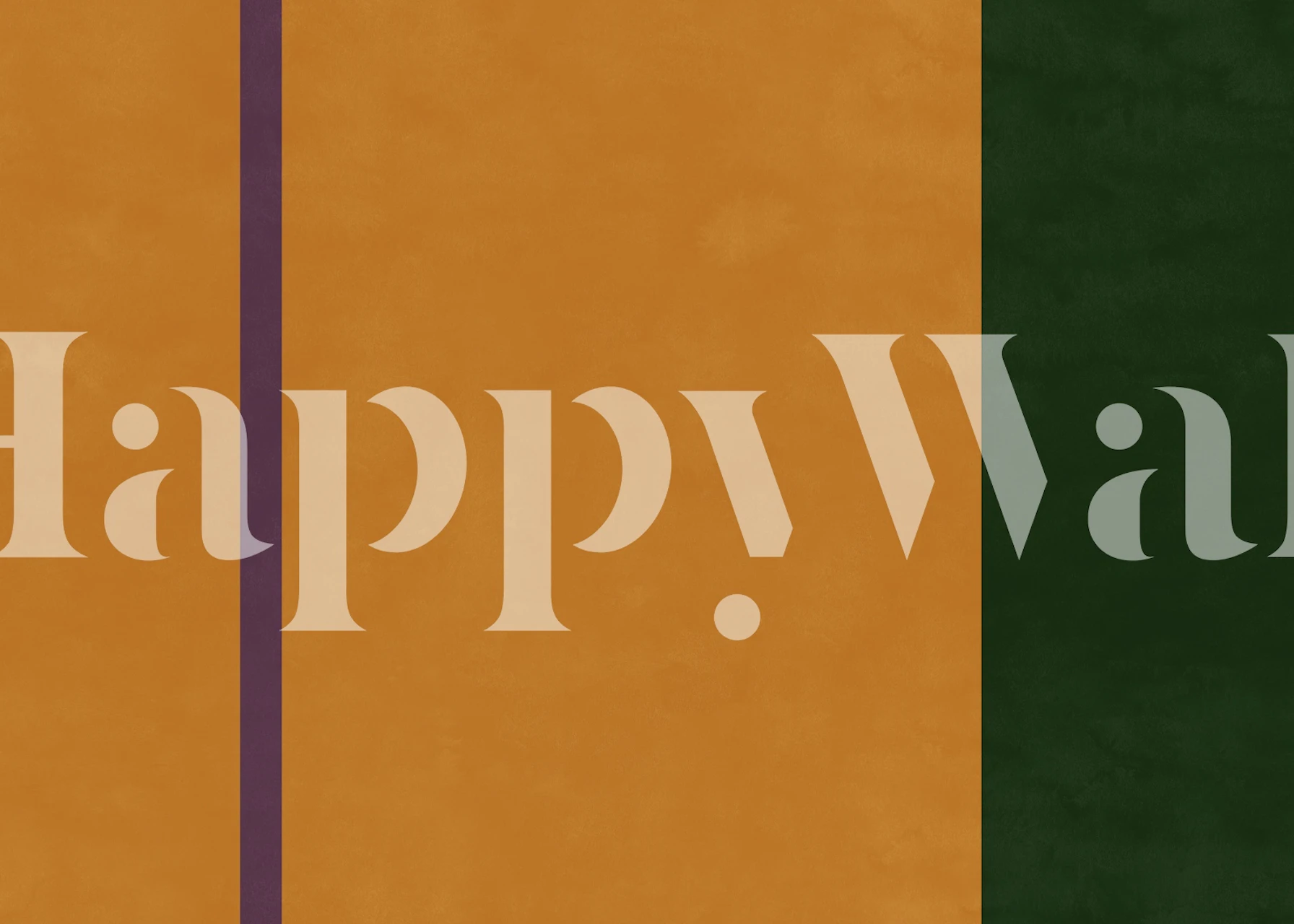 Papel de parede Burnt Gold Field exibido em um quarto