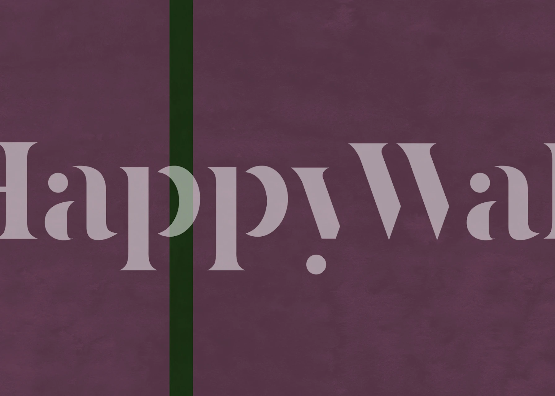 Plum Narrow Lines wallpaper displayed in a room