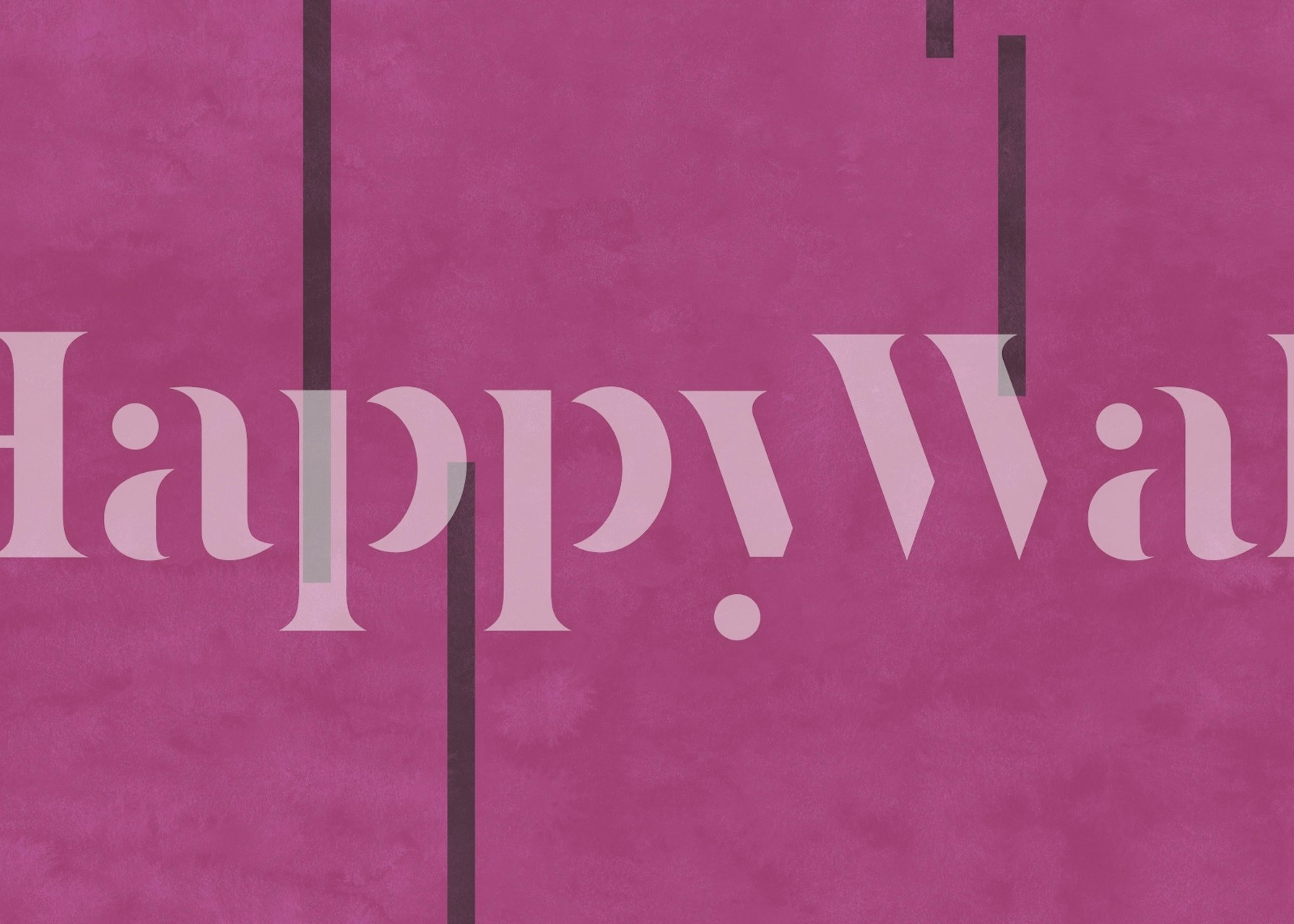 Design tapety Pink Retro Drop w pokoju