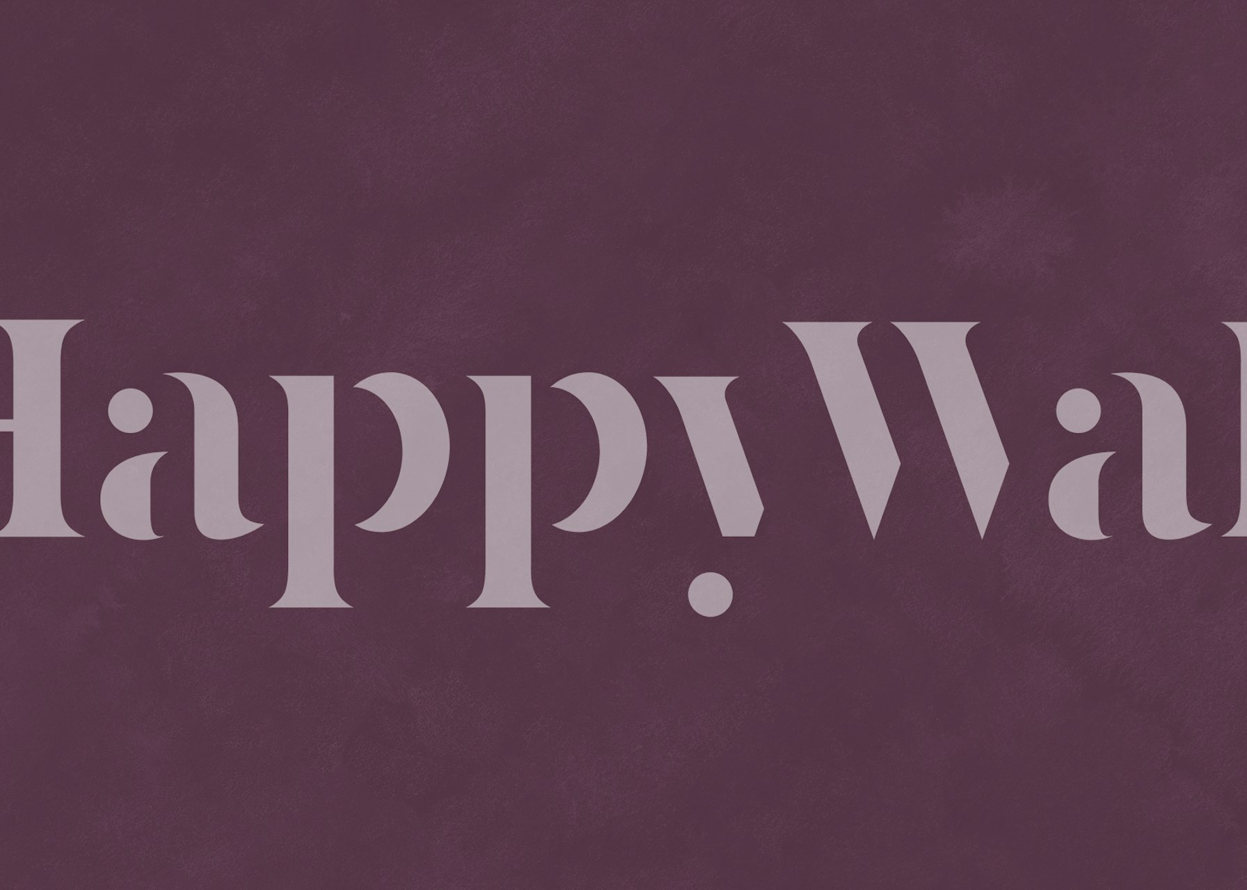 Plum Velvet Wash tapetdesign i et rom