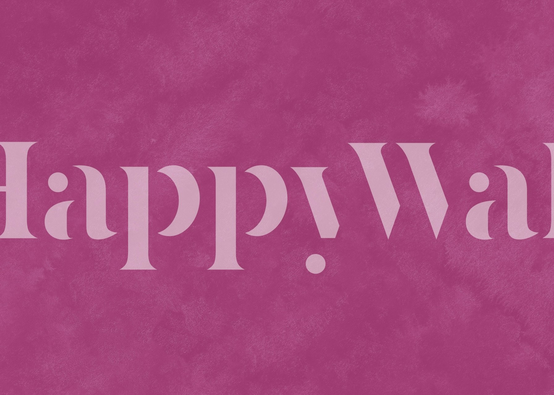 Berry pink textured wallpaper in soft artistic wash style