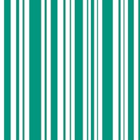 Teal Vertical Stripes carta da parati