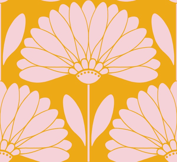 Pink and Yellow Daisies 1 - Large