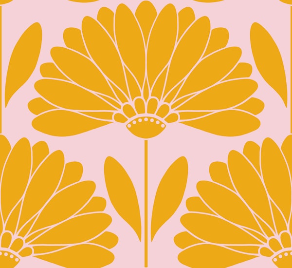 Pink and Yellow Daisies 2 - Large