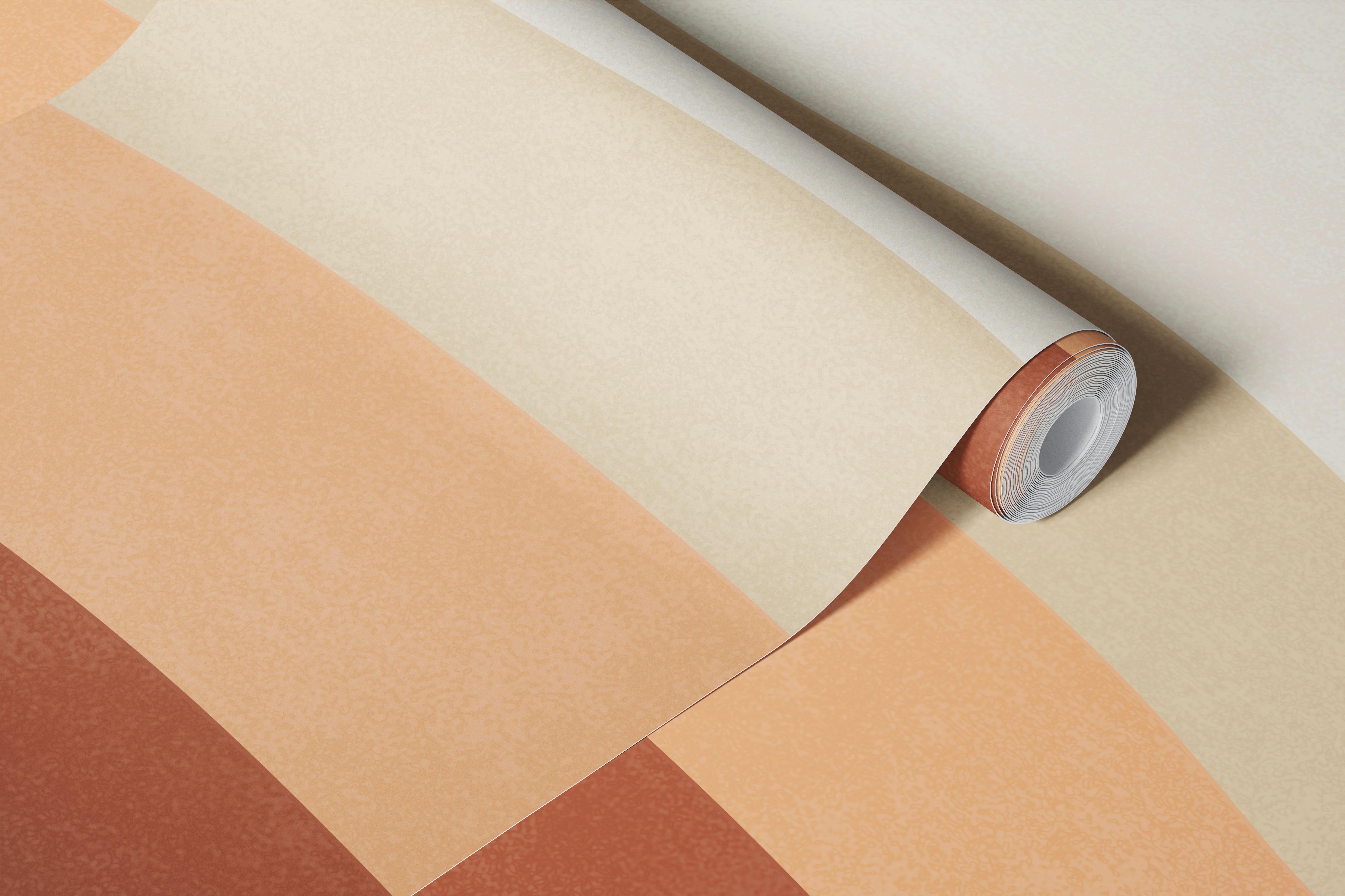 Mountain Waves Sunset wallpaper in a room