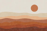 Mountain Waves Sunset tapety