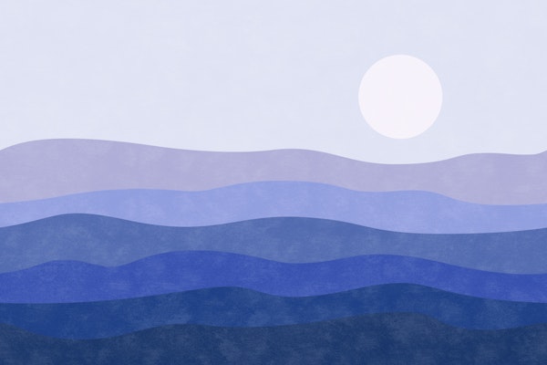 Magical Ocean Moonlight