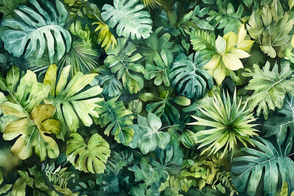 Lush Tropical Foliage