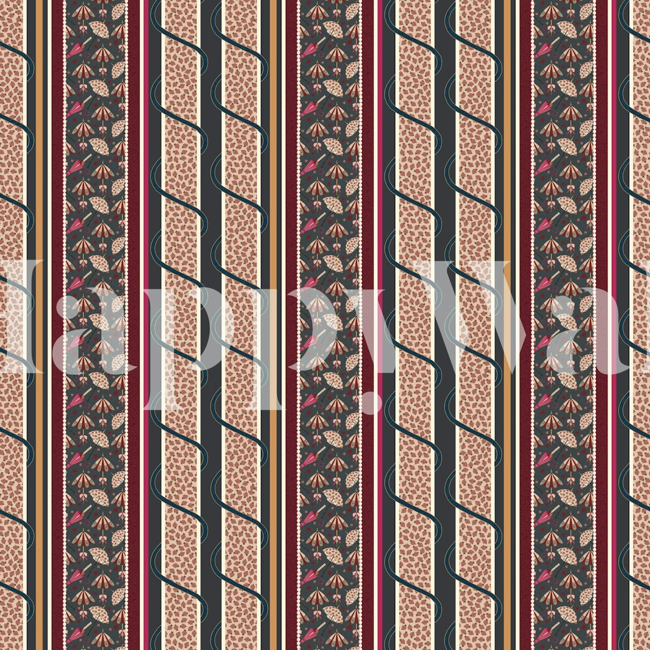 Filly Heights wallpaper in a modern room