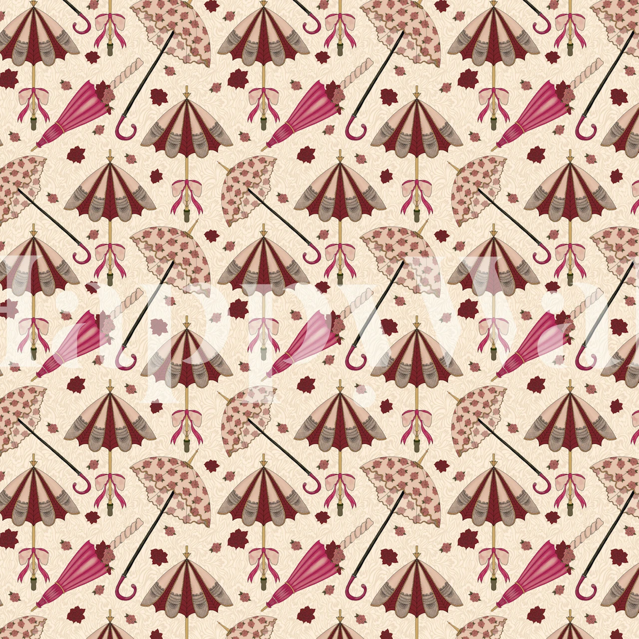 Lacebound Shade Cream tapet i et rum