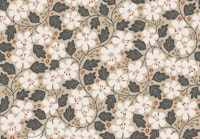 autumn flowers - earth tones - light behang