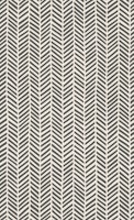 hand drawn chevron - black tapet