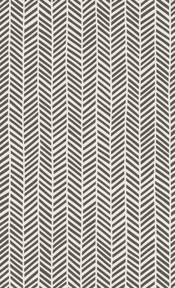hand drawn chevron - black