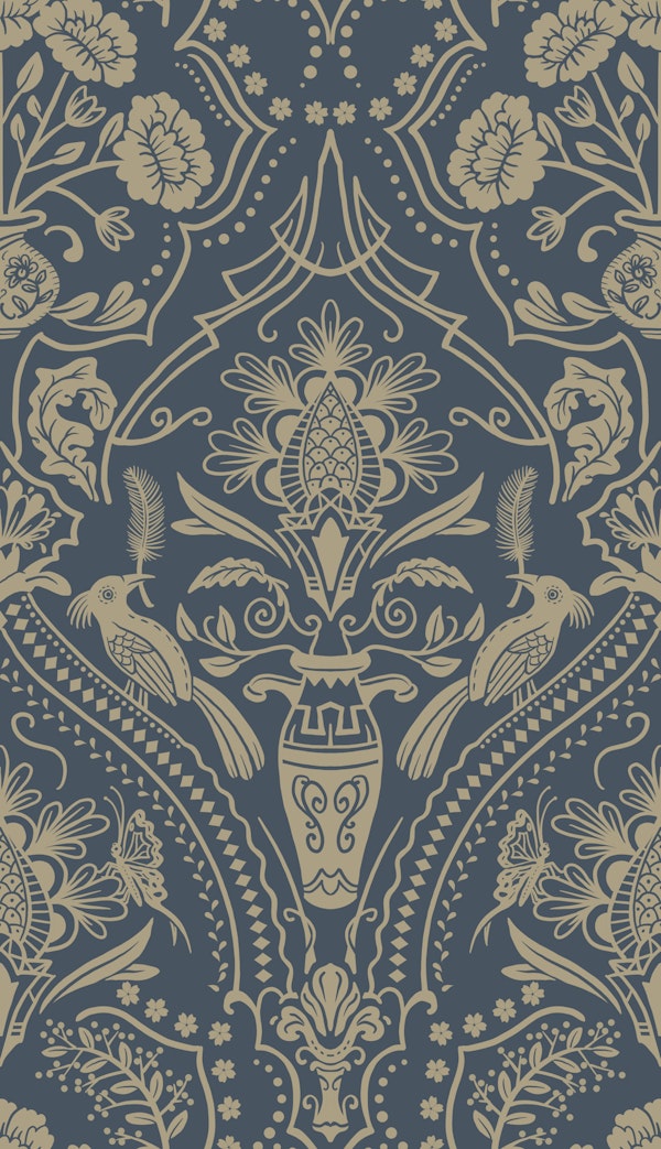 Navy Botanical Dream