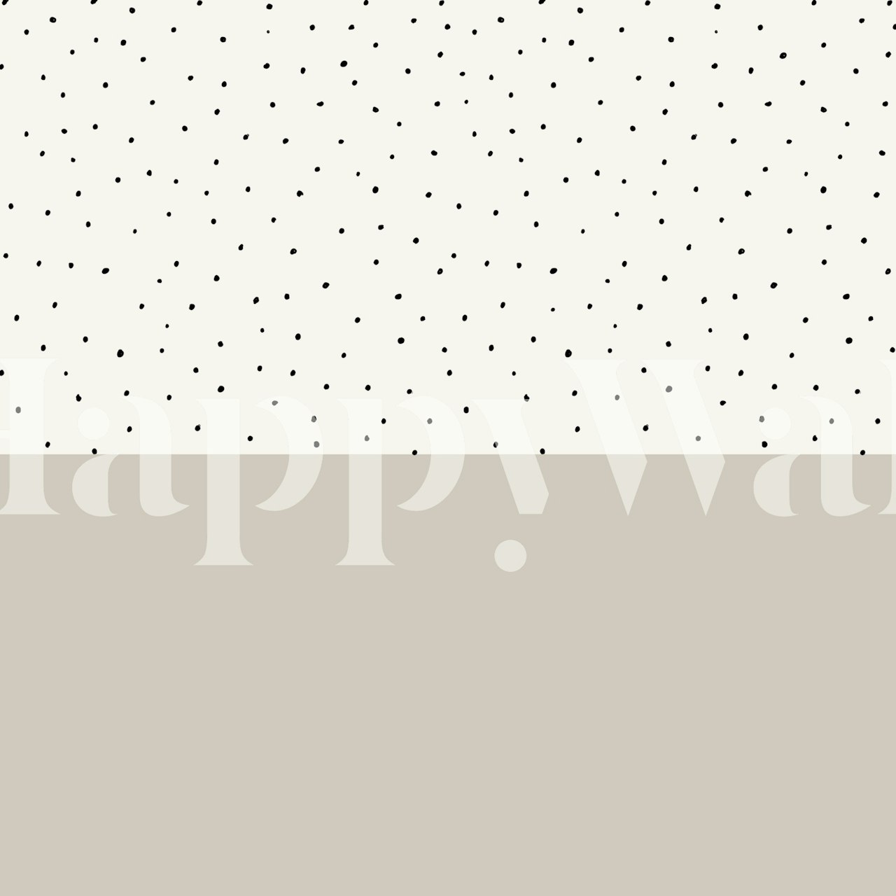 Ταπετσαρία Neutral Dotty Charm σε περιβάλλον δωματίου