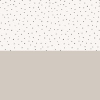 Neutral Dotty Charm Half Wall wallpaper