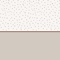 Neutral Dotty Charm Half Wall tapet