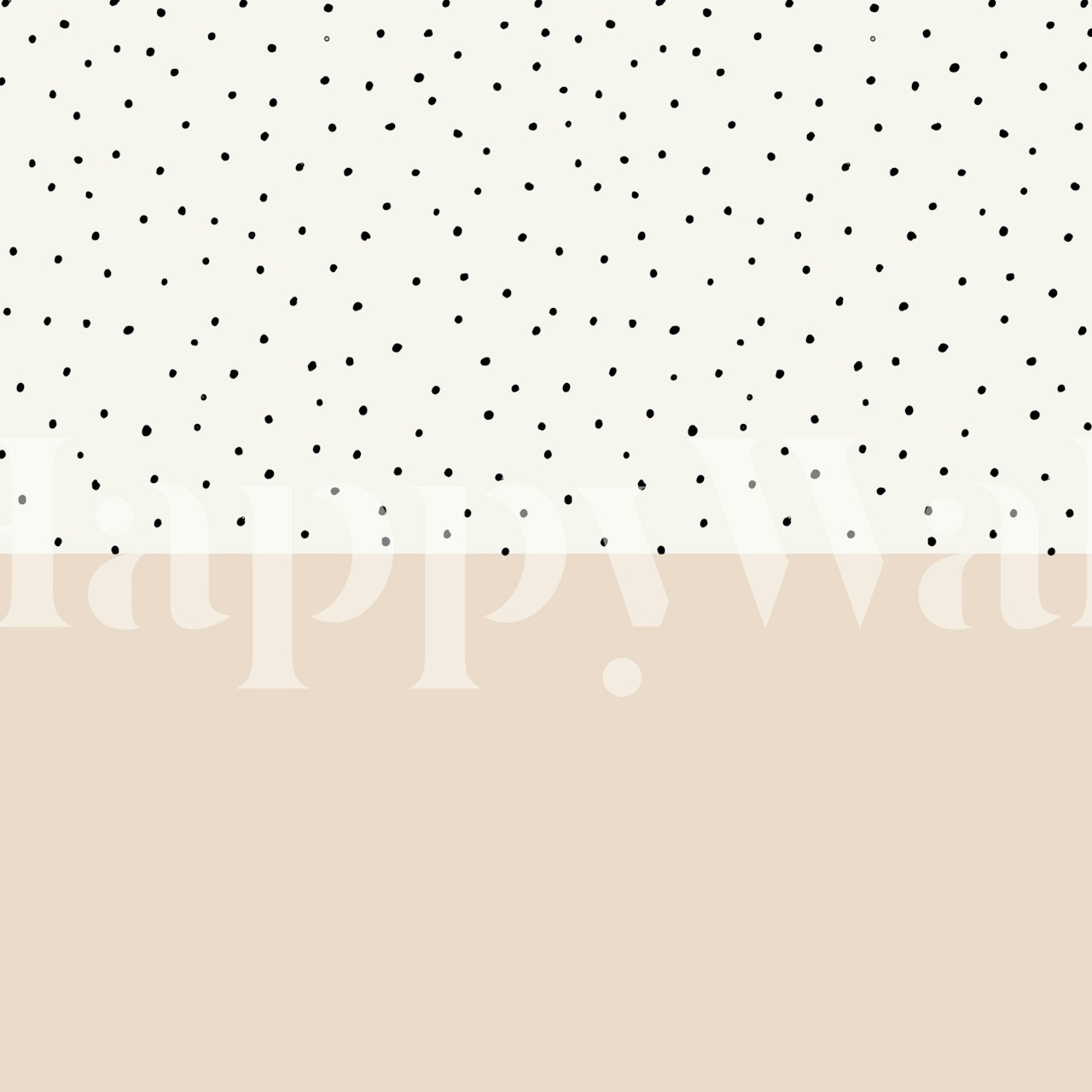 Casual Dotty Chic Half-Wall for Girls v pokoji