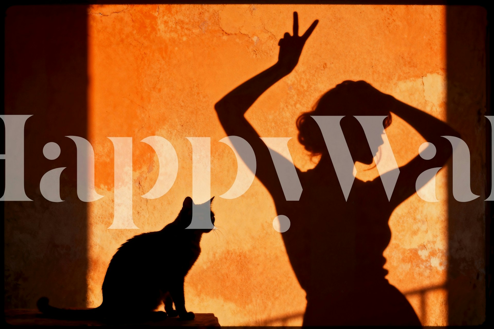 Tapeta Golden Hour Companions v pokoji