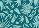 Teal Botanical Harmony