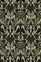 Nouveau Peacock - Deep Forest wallpaper