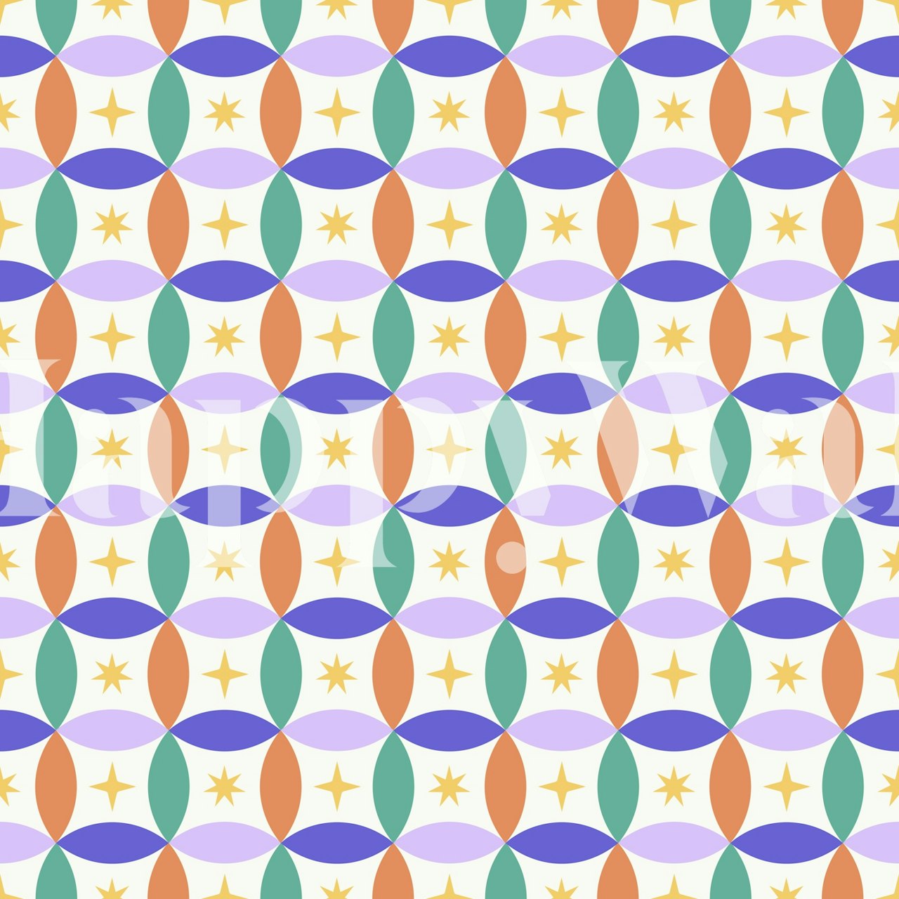 Design tapety Geometric Circles and Stars