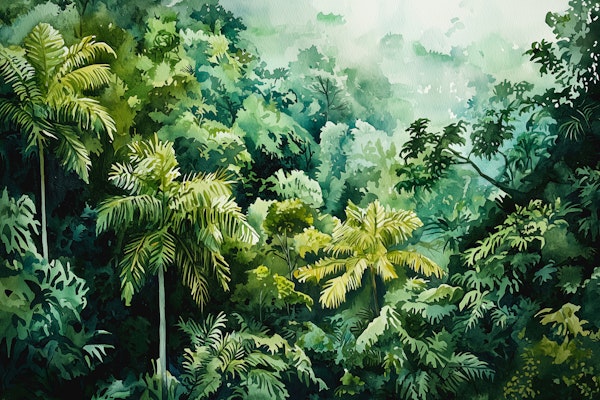 Vibrant Rainforest Escape