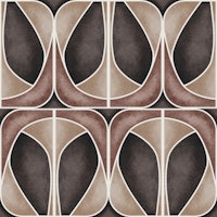 Softy Dèco Geometries - Dramatic Coffee papel pintado
