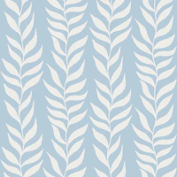 Cloud Dancer and Sky Blue Climbing Leaves tapete