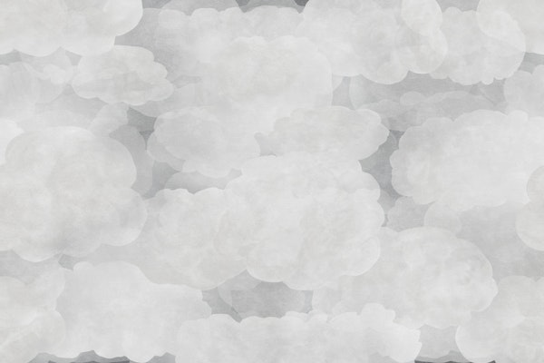 Dreamy Soft Clouds grey
