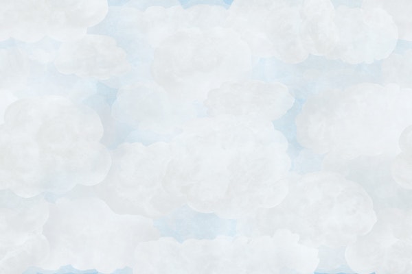 Dreamy Soft Clouds blue