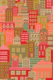 City Lights By Day Retro Vintage Pattern