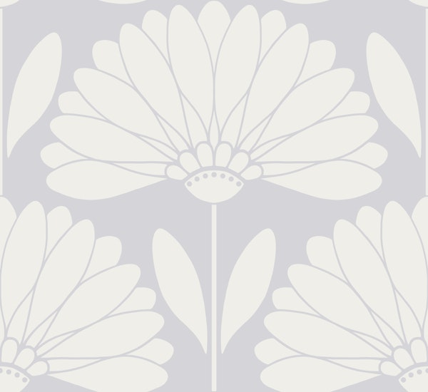 Cloud Dancer Off-White Daisies 1 - Large