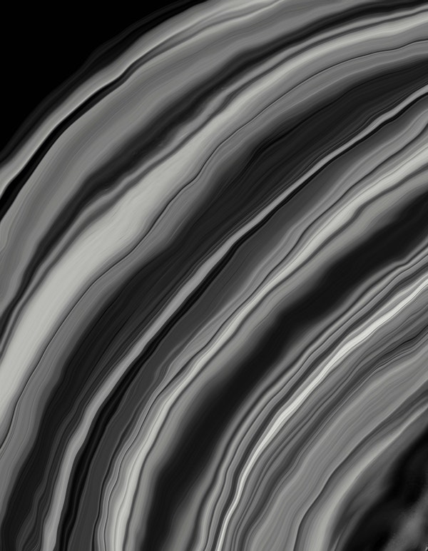 Liquid Black Gray Agate 2