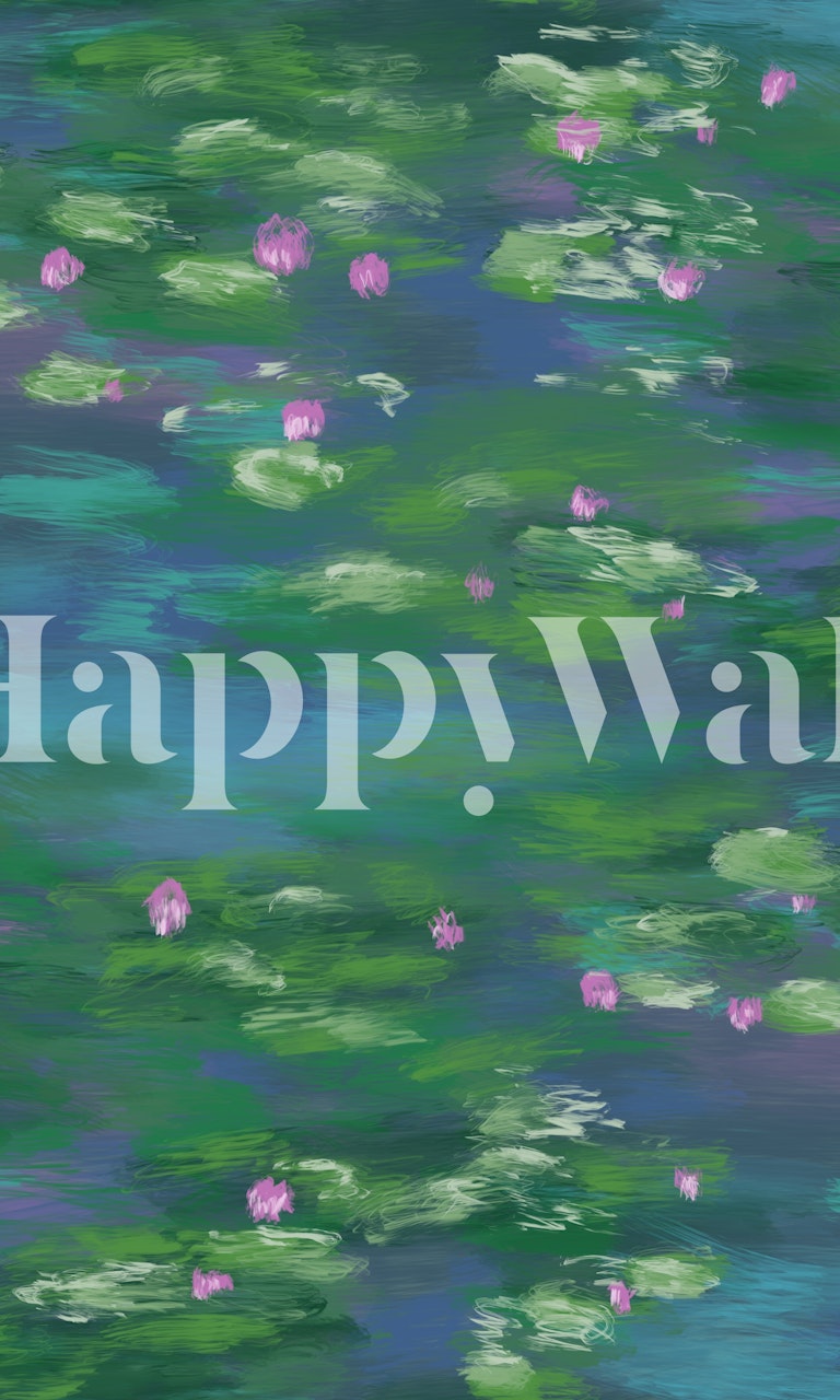 Impressionist Water Lily ταπετσαρία