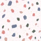 Terrazzo Stone Abstract Pastels Muted Pink