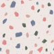 Terrazzo Stone Abstract Pastels Muted Mauve