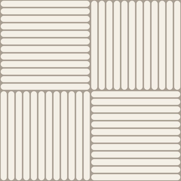 Japandi Grid in Abbey Road & Cloud Dancer