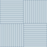 Japandi Grid in Geyser Blue and Powder Blue papel de parede