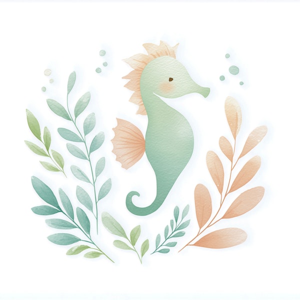 Aquatic Seahorse Harmony