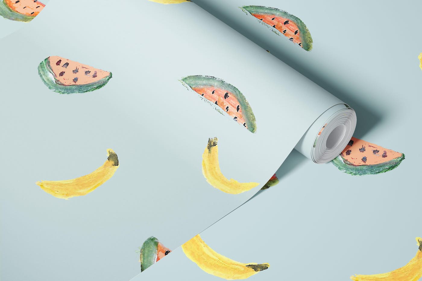 Summer Fruit Splash wallpaper roll