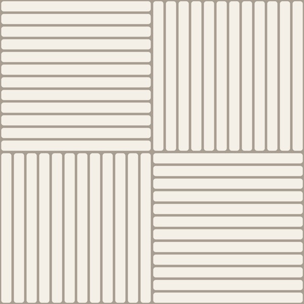 Japandi Grid in Abbey Road & Cloud Dancer L