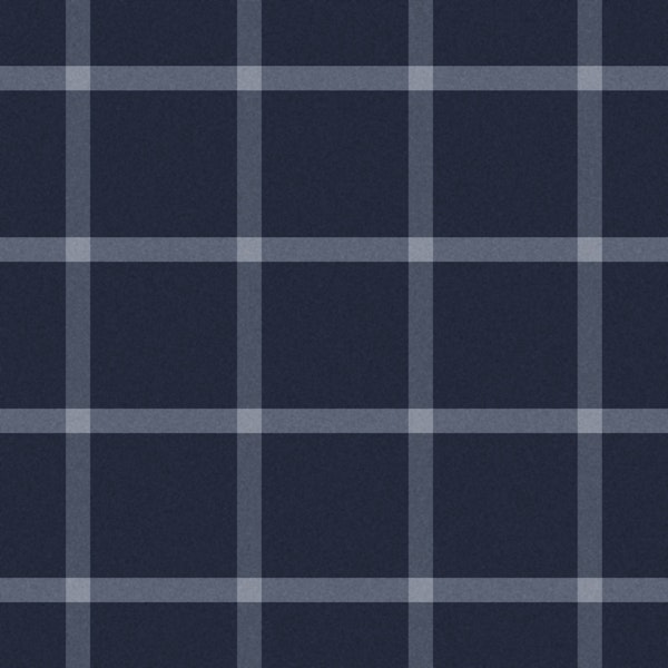 Navy Checkered Elegance