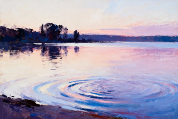 Sunset Lake Serenity