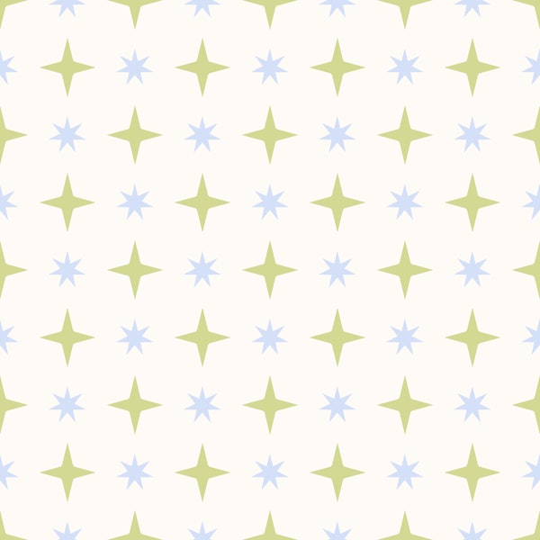 Minimal Pastel Stars Pattern