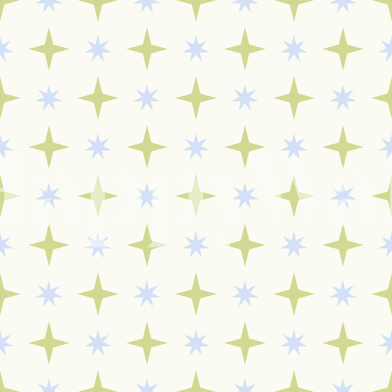 Minimal Pastel Stars wallpaper in a room