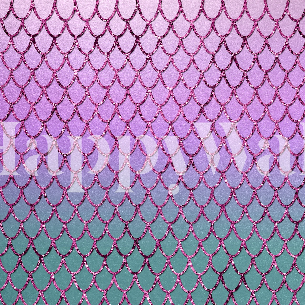Mermaid Princess Scales 5 wallpaper in a room