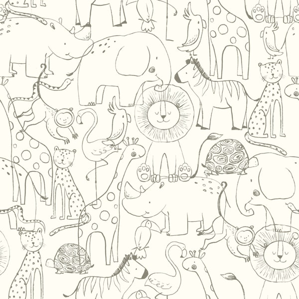 Cute Jungle Creatures Art